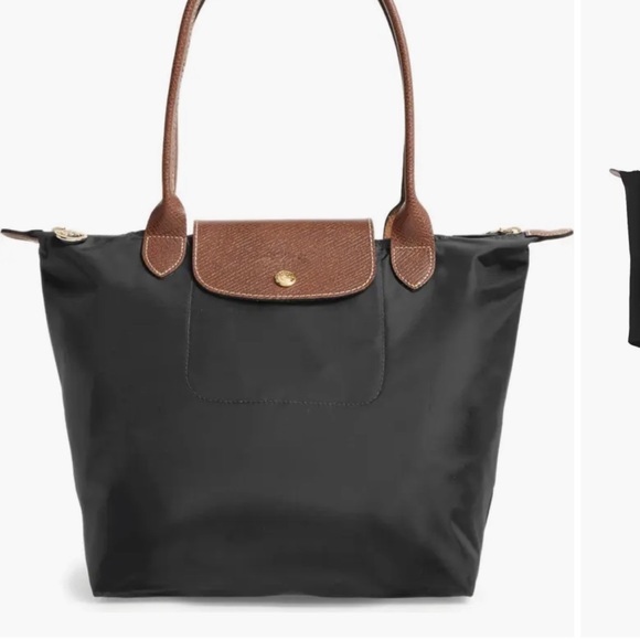 longchamp tote bag black size medium - Picture 1 of 6